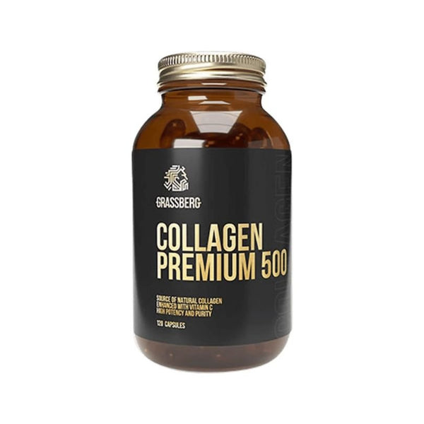 Collagen Premium 500 (120 kapsulas) - Grassberg - Vitamins.lv