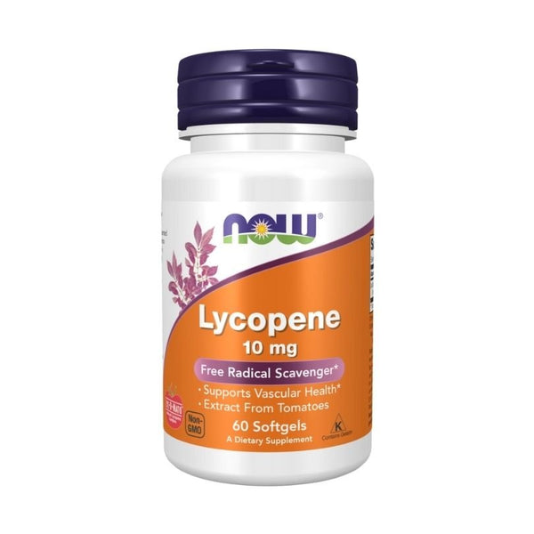 Lycopene 10 mg (60 kapsulas) - Now Foods - Vitamins.lv