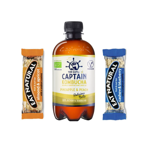 Captain Kombucha & Eat Natural Snack bundle