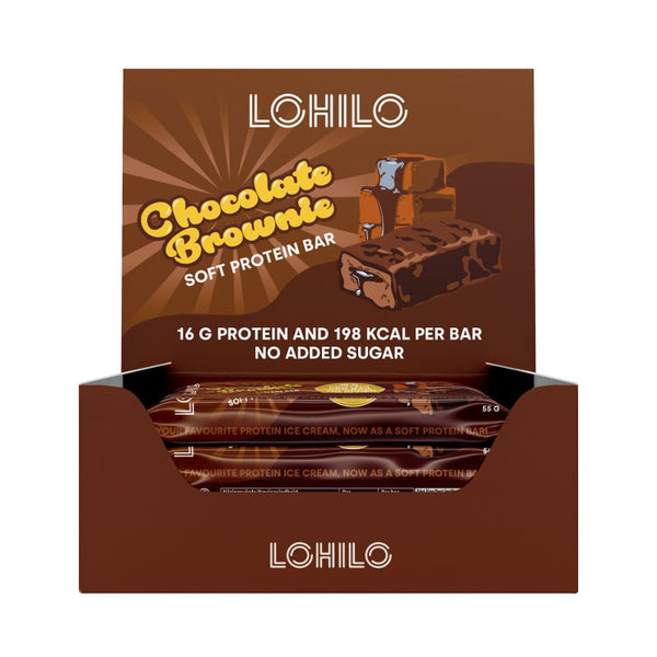 Soft Protein Bar batoniņš (12 x 55 g) - Lohilo - Vitamins.lv