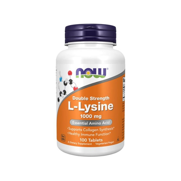 L - lizīns 1000 mg (100 tabletes) - Now Foods - Vitamins.lv