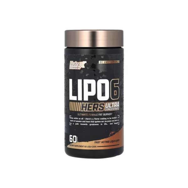 Nutrex Lipo-6 Black Hers Ultra Concentrate naistele (60 kapslit)