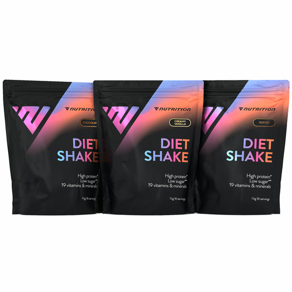 VNutrition Diet Shake komplekt (3 x 1 kg)