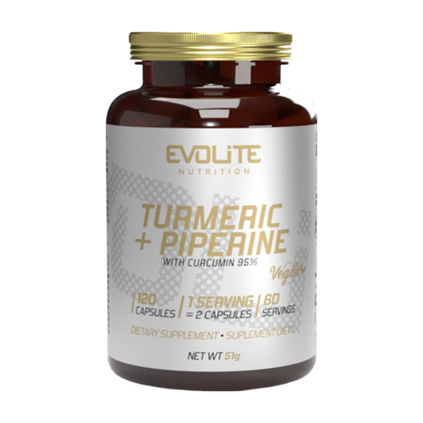 Turmeric + Piperine 95% (120 capsules)