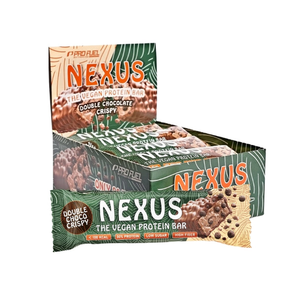 Nexus Vegānu proteīna batoniņš (12 x 30 g)