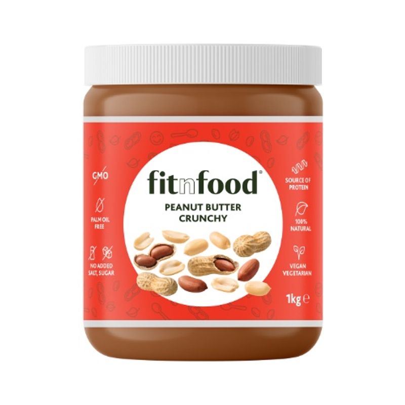 Dabīgs zemesriekstu sviests (1000 g)  FitnFood.