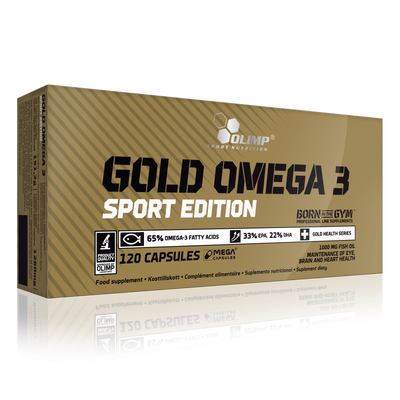 Olimp Gold Omega 3 Sport Edition (120 kapsulas)  Olimp.